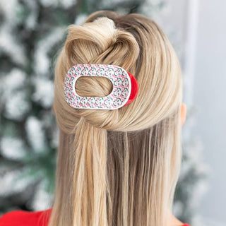 Teleties Festive Feels Small Flat Round Hair Clip