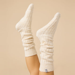 Softies Slouchy Marshmallow Socks - Warm Heather Sand