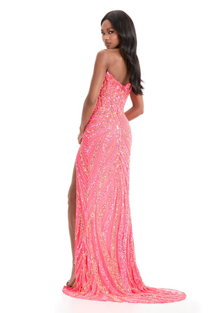 ASHLEYlauren 11236 - Electric Pink Size 12