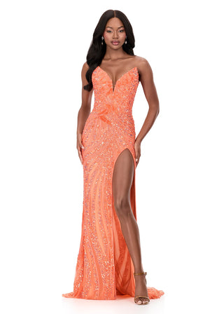 ASHLEYlauren 11236 - Orange Size 2