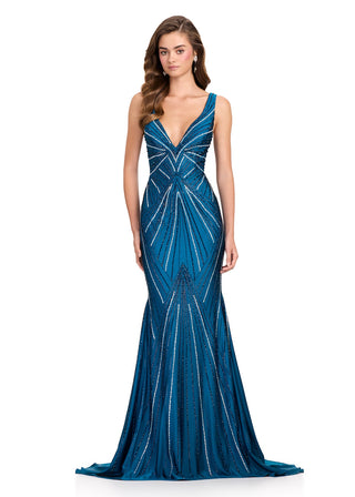 ASHLEYlauren 11693 - Peacock Size 2