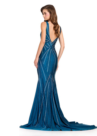 ASHLEYlauren 11693 - Peacock Size 2