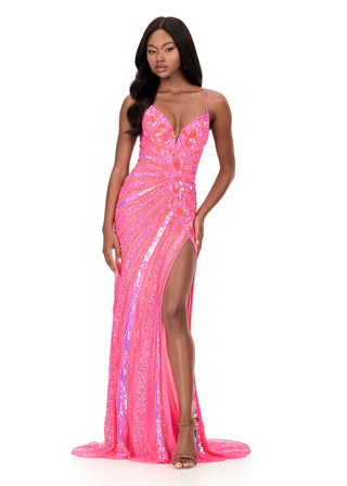 ASHLEYlauren 12149 - Hot Pink Size 2