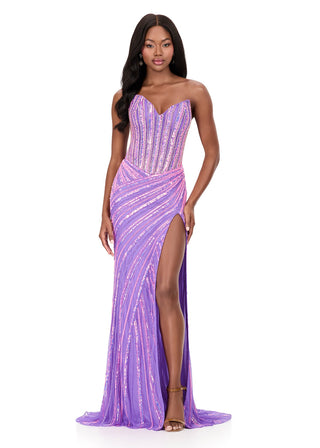 ASHLEYlauren 12150 - Hot Pink/Orchid Size 2