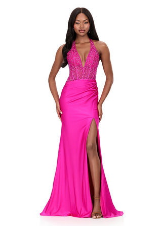 ASHLEYlauren 12169 - Fuchsia Size 6