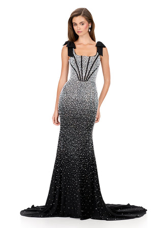 ASHLEYlauren 12179 - Black Size 12