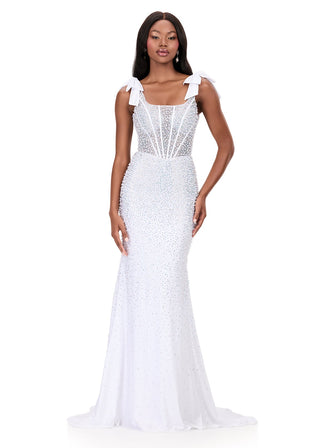 ASHLEYlauren 12179 - White Size 6