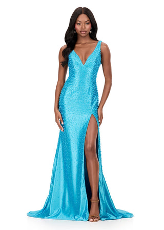 ASHLEYlauren 12194 - Turquoise Size 2