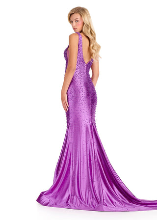 ASHLEYlauren 12415 - Purple Size 0