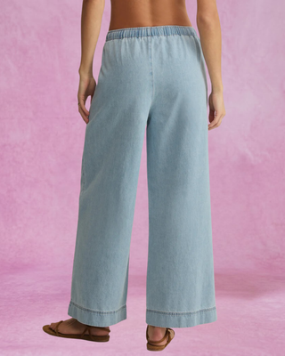 Z Supply Daycation Denim Utility Pant - Ocean Air Indigo