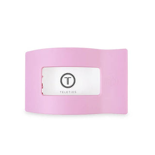 Teleties Flat Rectangle Hair Clip | Medium | Merry Pinkmas