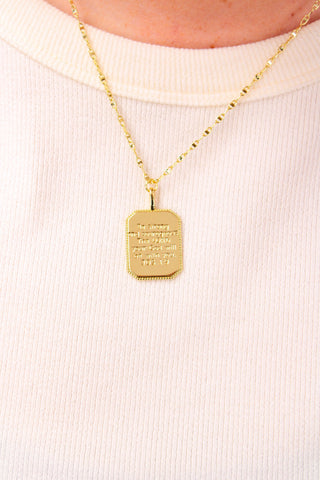 Treasure Jewels Joshua 1:9 Necklace