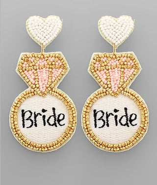 Bride Ring Earrings