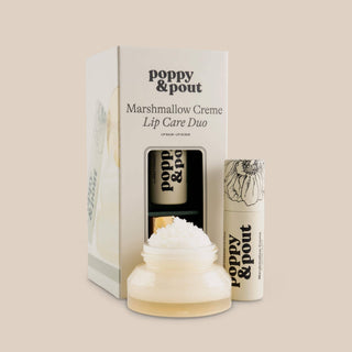 Poppy & Pout Lip Care Duo - Marshmallow Creme