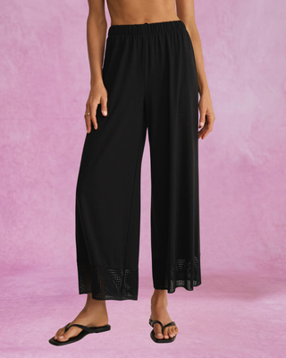 Z Supply Banyan Crochet Pant - Black