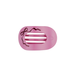 Teleties Just Add a Bow Small Flat Round Hair Clip