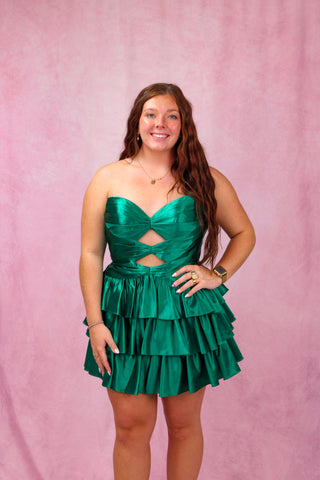 Sherri Hill 58127 - Emerald Size 8