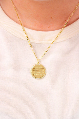 Treasure Jewels Isaiah 43:2 Gold Necklace