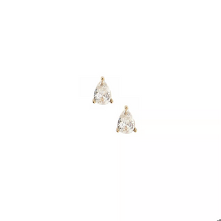 LINNY CO Screwback Stud Earrings - Paige Pear Gold