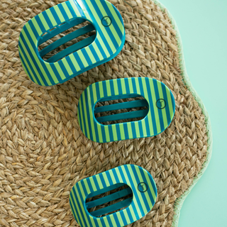 Teleties Cabana Cutie | Large | Flat Round Hair Clip