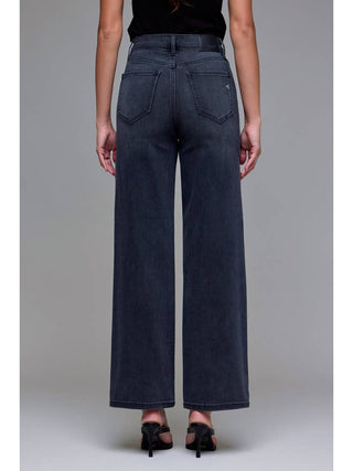 Hidden Black High Rise Dad Jean