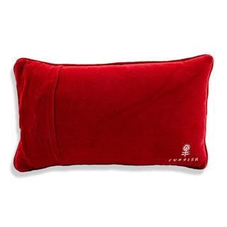 Furbish Check It Twice Needlepoint Pillow