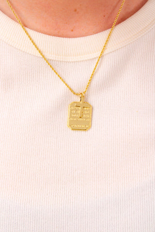 Treasure Jewels Isaiah 40:31 Gold Necklace