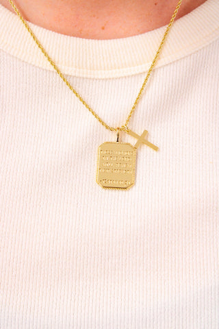 Treasure Jewels Isaiah 40:31 Gold Necklace