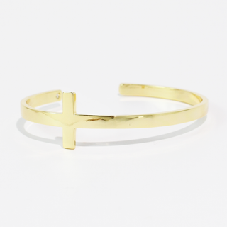 Treasure Jewels John 3:16 You Are Loved Bangle - Gold