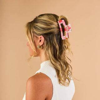 The Darling Effect Claw Clip - Rose Garden