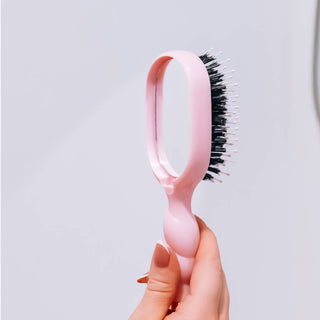 Teleties Mini Boar Bristle Brush | Bubblegum Pink