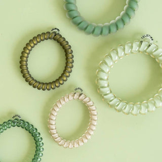 Teleties Mossy Moments Mixed Hair Ties