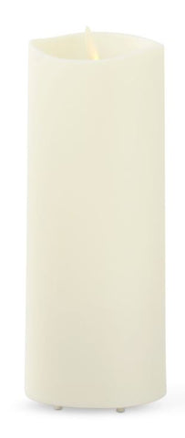 Luminara 3.25" x 8.5" Ivory Outdoor Pillar Flameless Candle