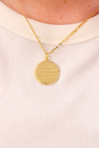Treasure Jewels Psalm 46:10 Gold Necklace
