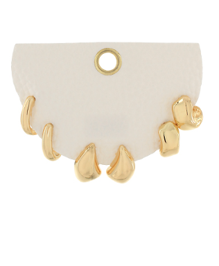 Teardrop/Geometric Set of 3 Gold Hoop Earrings