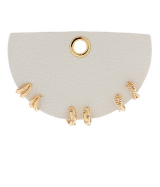 Set of 3 Gold Hoop Earrings