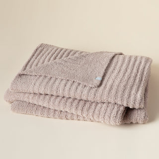 Softies 50" x 70" Solid Rib Marshmallow Blanket - Coco