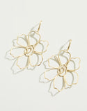 Spartina 449 Granny Flower Earrings Gold