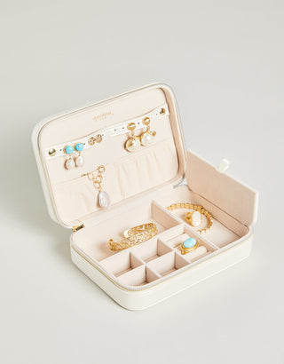Spartina 449 XL Jewelry Travel Case Pearl