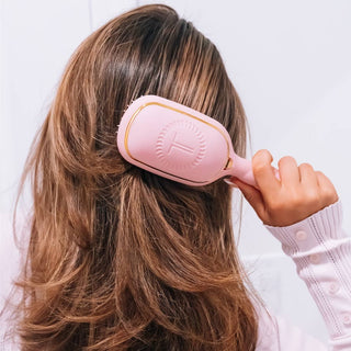Teleties Detangler Brush for Medium Hair Bubblegum Pink