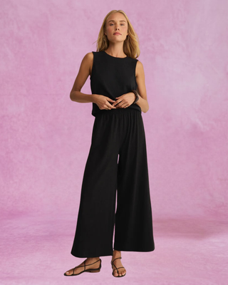 Z Supply Scout Textured Slub Pant - Black