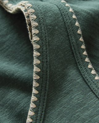 Z Supply Julian Crochet Tank - Everglade