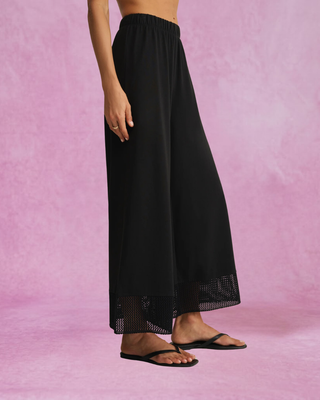 Z Supply Banyan Crochet Pant - Black