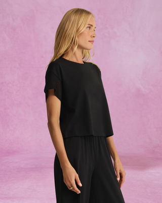 Z Supply Banyan Crochet Top - Black