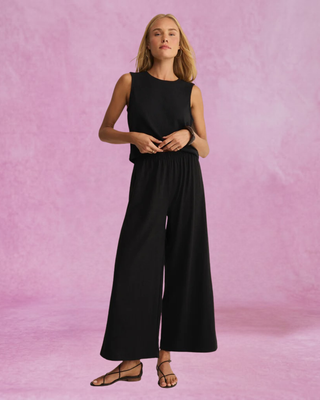 Z Supply Sloane Textured Top - Black