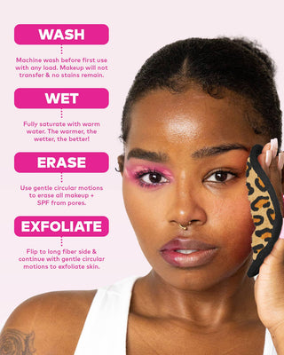 MakeUp Eraser Leopard 7-Day Set