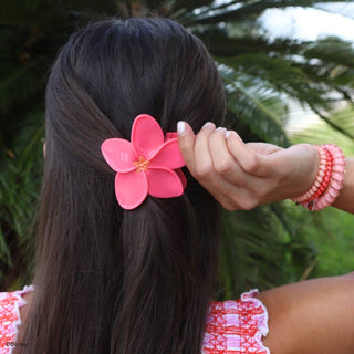 Teleties Moana Flower Small Flat Hair Clip
