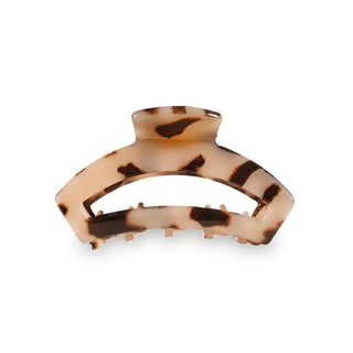 Teleties Open Blonde Tortoise Tiny Hair Clip