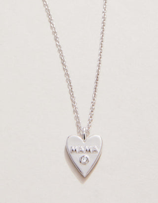 Spartina 449 Sea La Vie Mama/Heart 18" Necklace - Silver