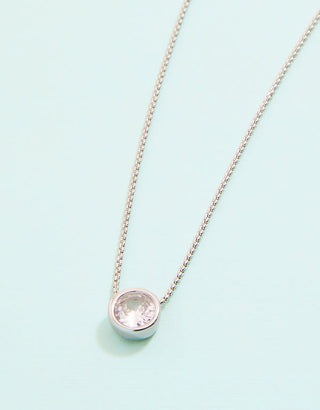 Spartina 449 Splash Collection Lighthouse Necklace (18") Cubic Zirconia - Silver